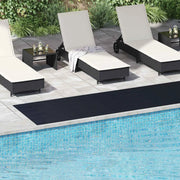Tappeto per pavimento Nero 1 x 5 m Gomma 42046723