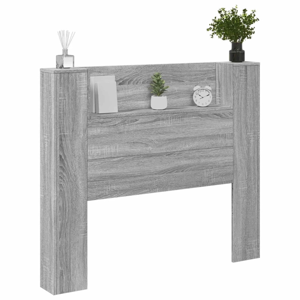 Testiera | Testata Grigio Sonoma 120 x 16,5 x 103,5 cm Legno multistrato