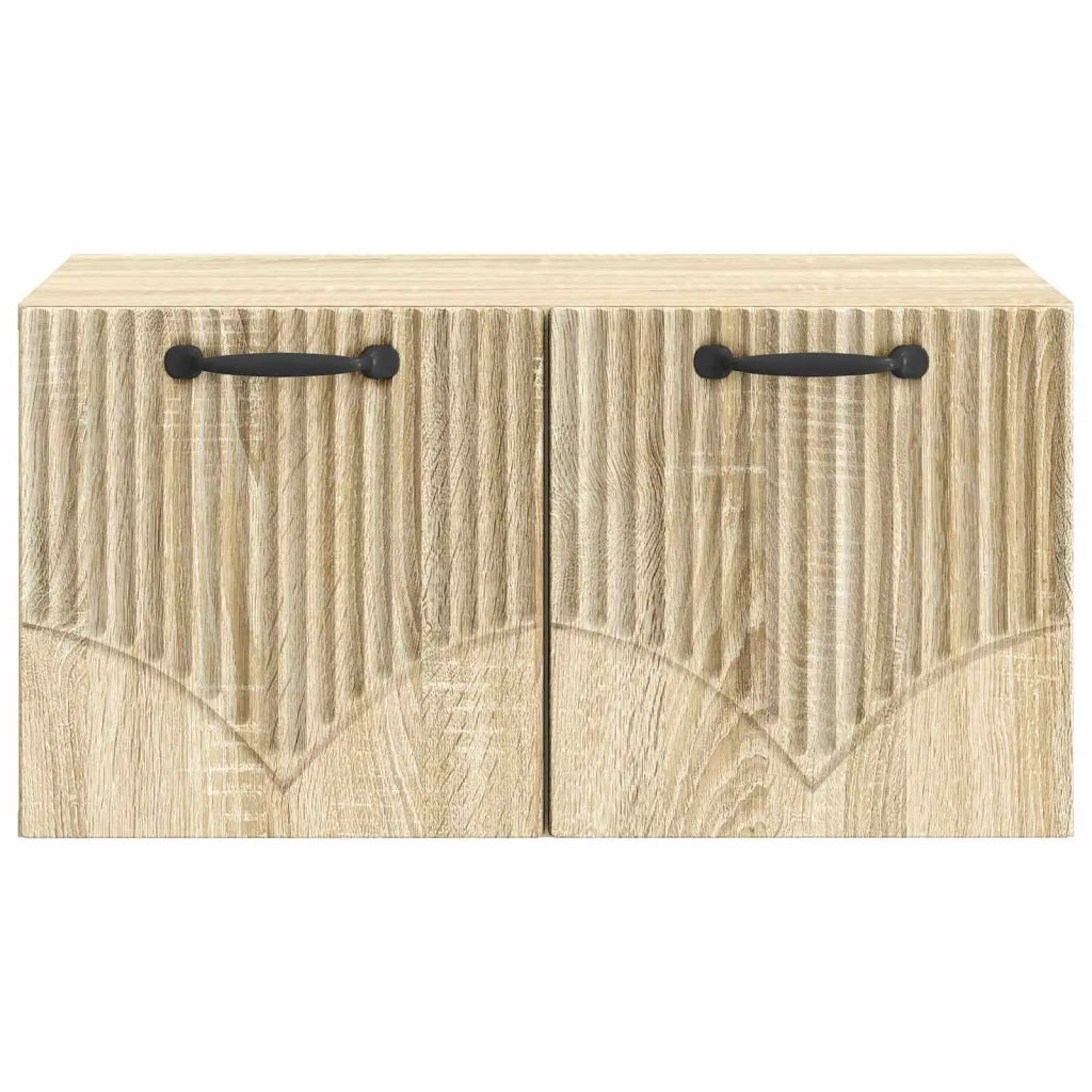 Mobile Porta TV da Muro-Credenza per TV sospesa Rovere Sonoma 59,5 x 41 x 30 cm 110136