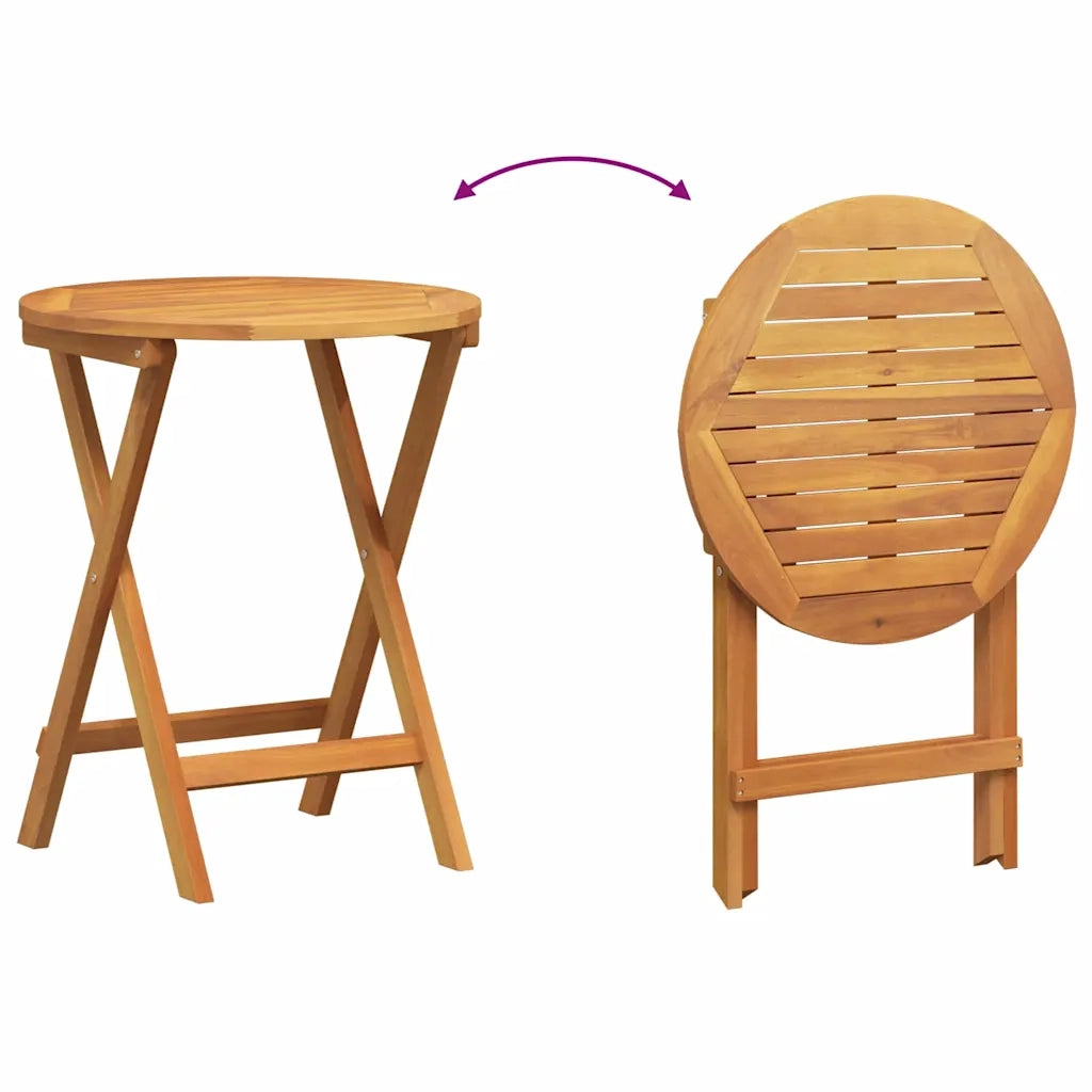 Set bistrot 3 pcs Olio Naturale Legno di Acacia Massello 4105514