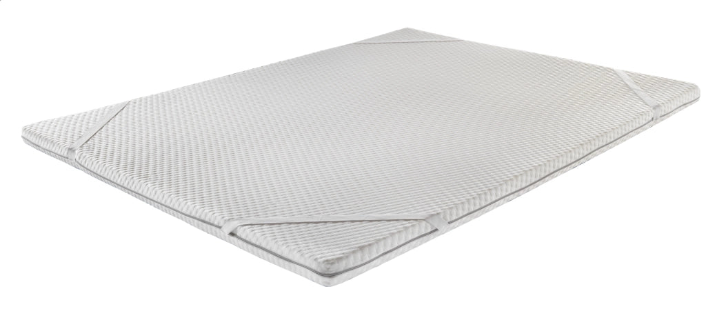 Topper Piazza e Mezza in Memory Foam 5 cm | Sfoderabile Misura: 140x190 Alla francese