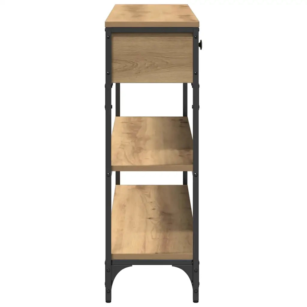 Tavolo consolle Rovere artigianale 100 x 25 x 75 cm 863512
