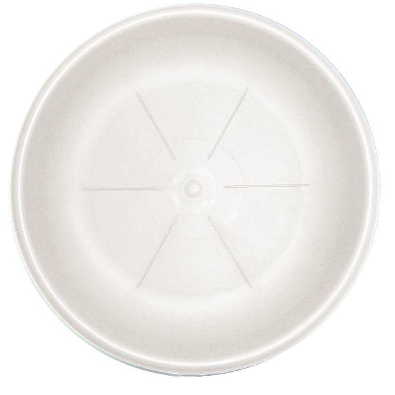 SOTTOVASO tondo cerchio ø 22 per vaso ø 25 - bianco  - BAMA
