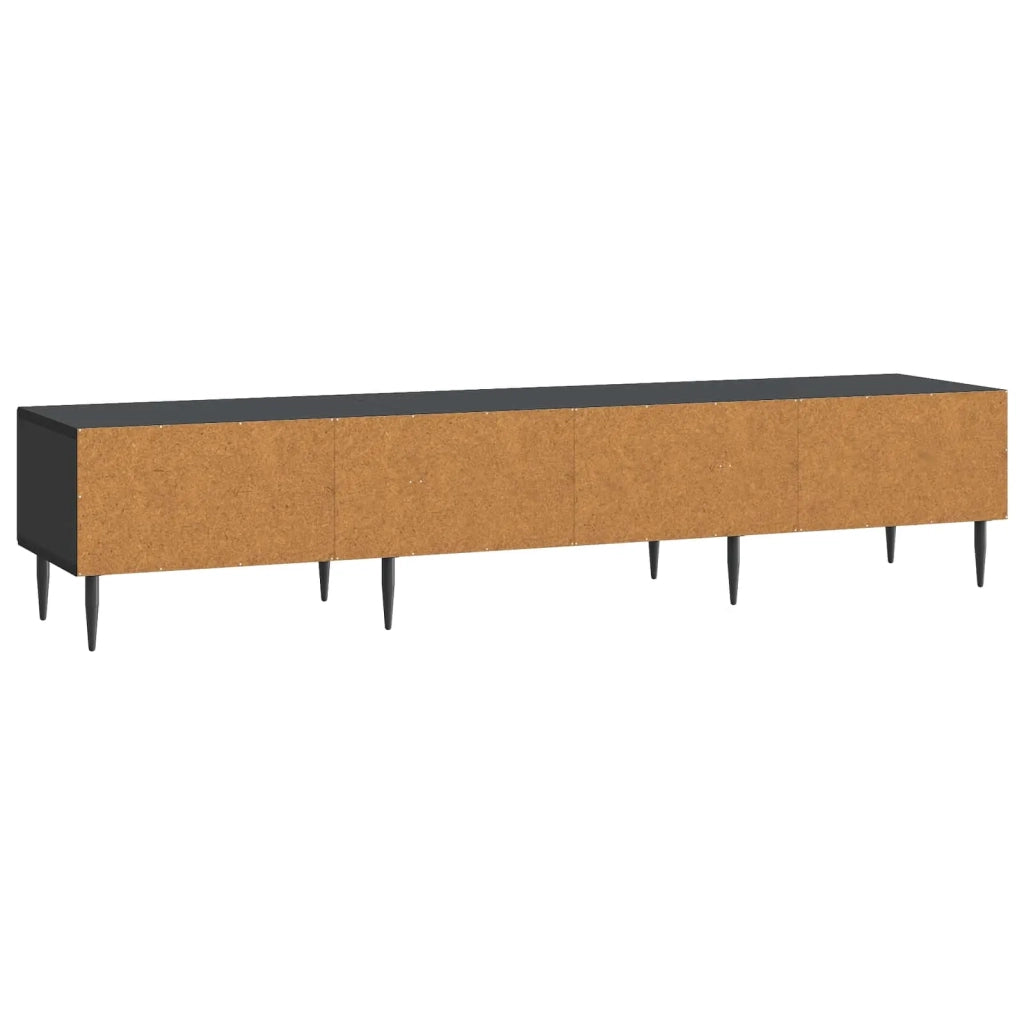 Mobile TV | Armadietto TV | Mobile Porta TV Nero 147 x 34,5 x 30 cm Legno ingegnerizzato