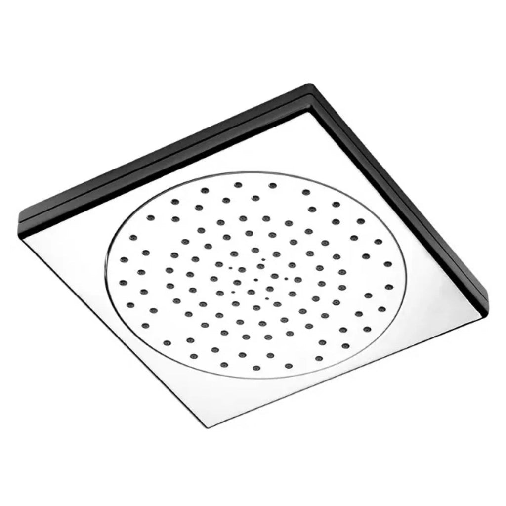 SOFFIONE QUADRATO IN ABS CROMATO A PIOGGIA MODELLO SQUARE 1/2 - 1 GETTO - 230X230 MM   REMER RUBINETTERIE S.P.A.