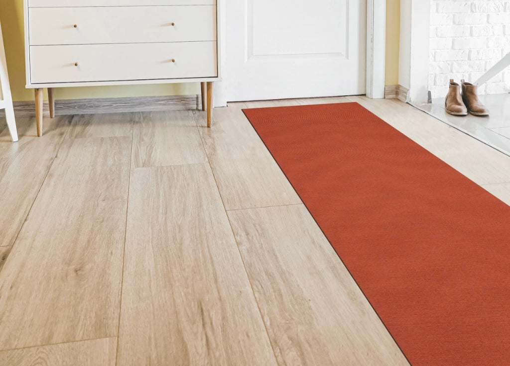 Tappeto Passatoia Cucina Antiscivolo Linea Essenziali By Suardi Tinta Unita Arancio - 60x50 - Arancio