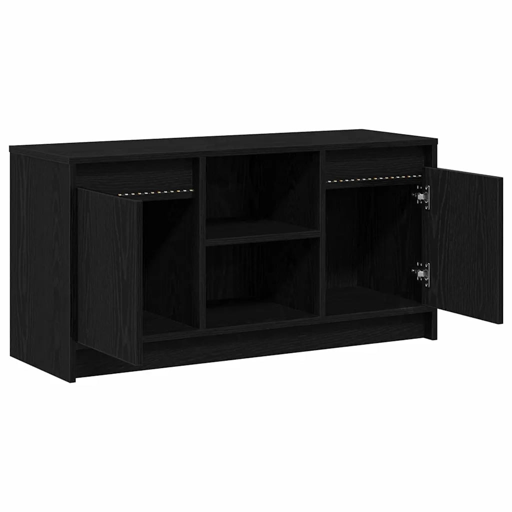 Unit¨¤ TV | Armadietto TV | Mobile Porta TV Nero 100 x 34 x 50 cm Legno multistrato
