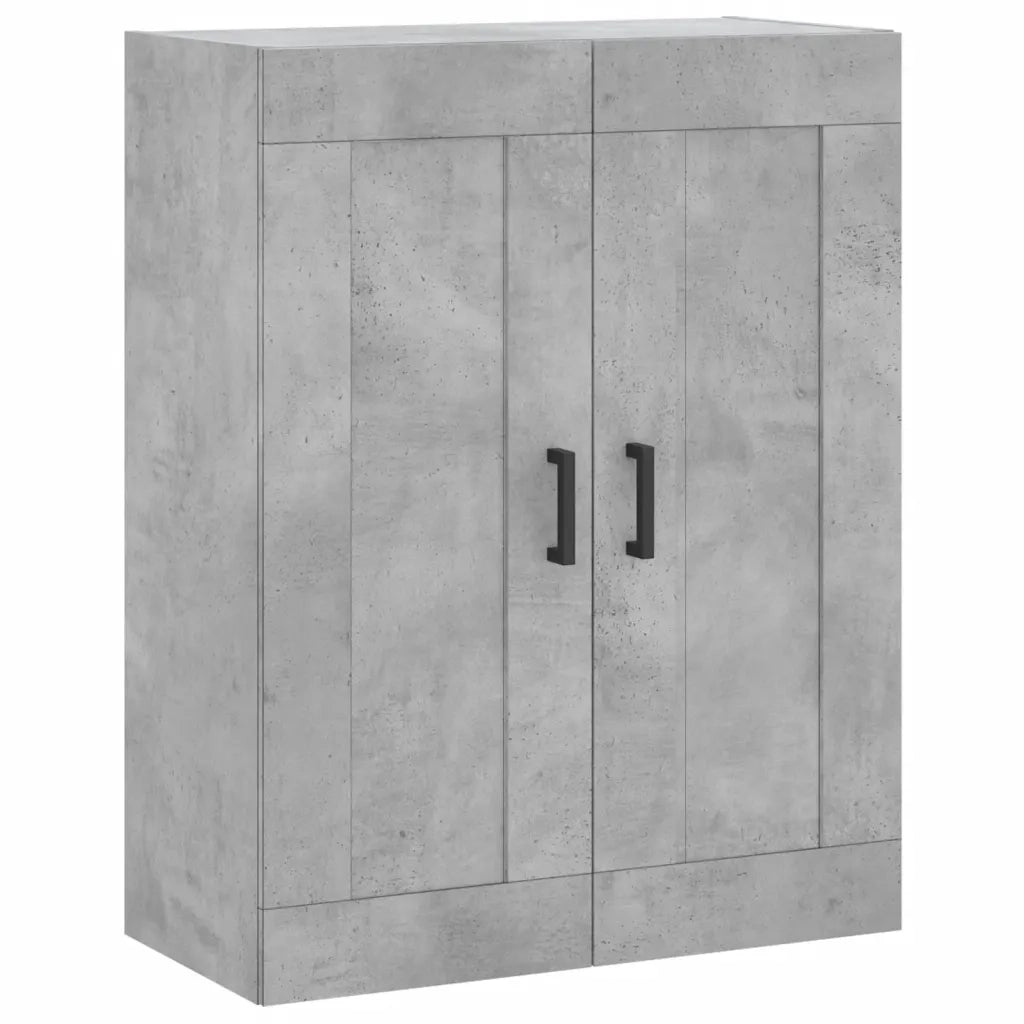Credenza Grigio Cemento 69,5x34x180 cm in Legno Multistrato 3199941