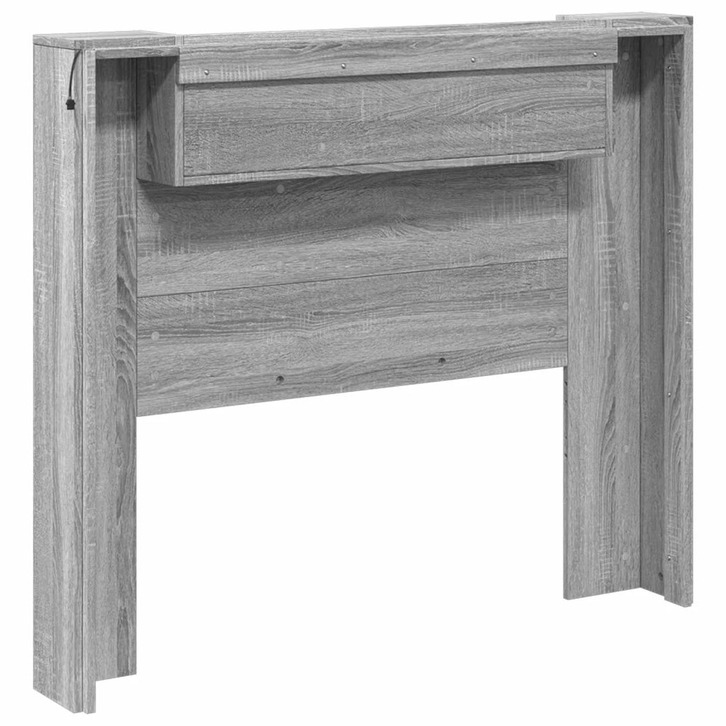 Testiera | Testata Grigio Sonoma 120 x 16,5 x 103,5 cm Legno multistrato