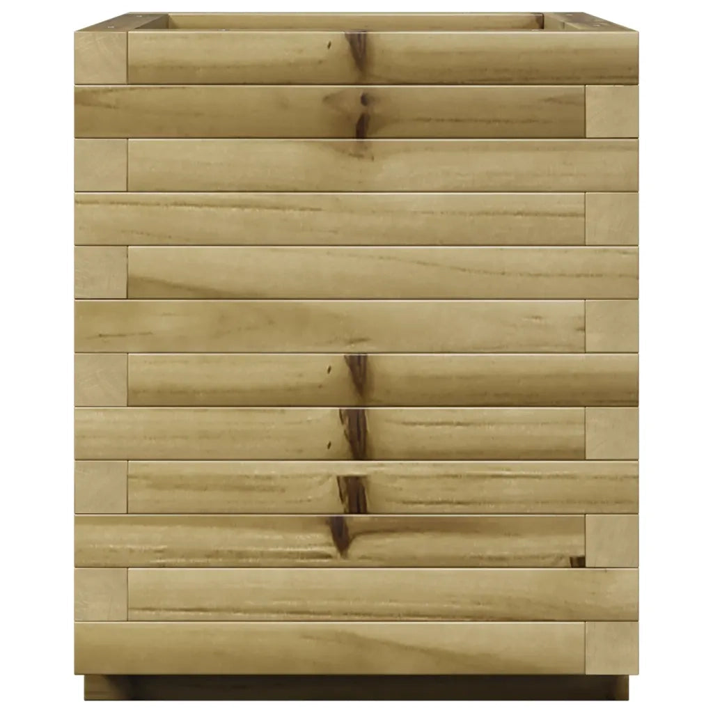 Fioriera da Giardino-Vaso da Esterno 40x40x49,5 cm in Legno di Pino Impregnato