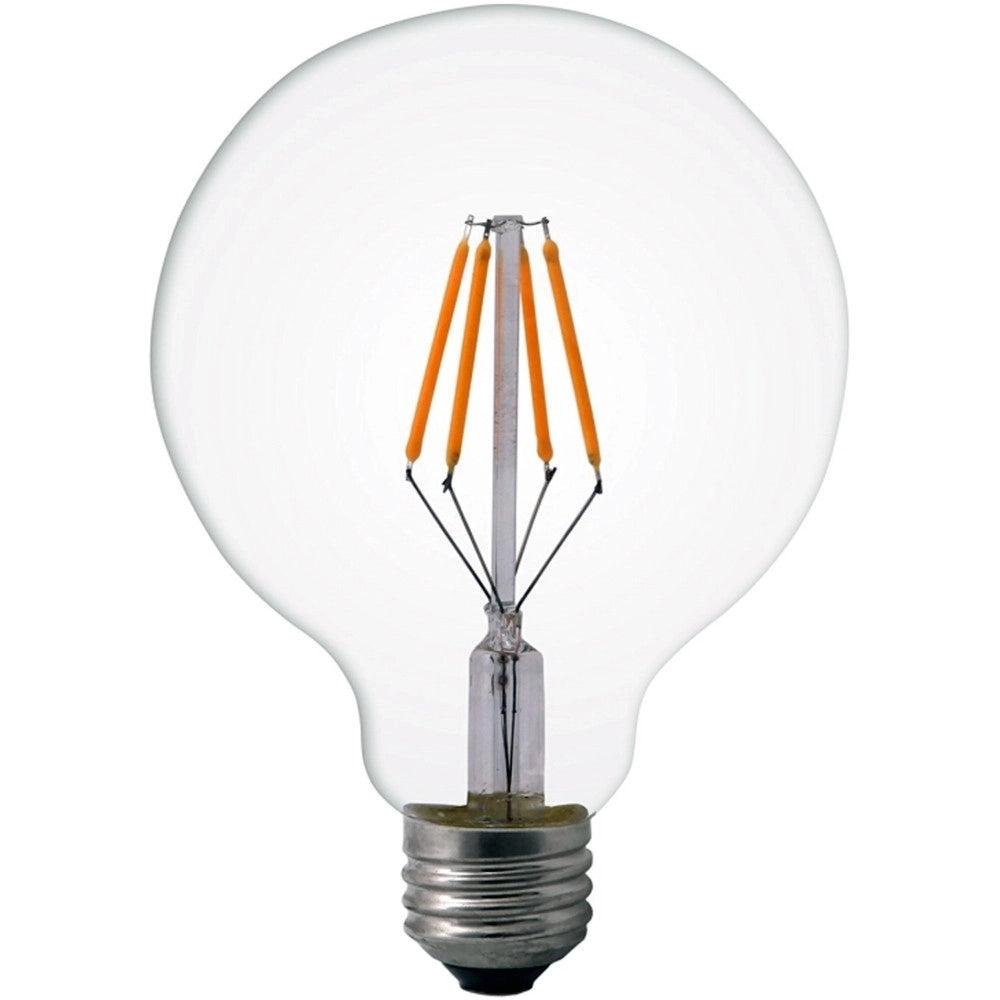 Trade Shop - Lampadina E25 Globo Tonda Led 8w Lampada Daylight 800lm Classe Energetica A Luce - -bianco Freddo      -