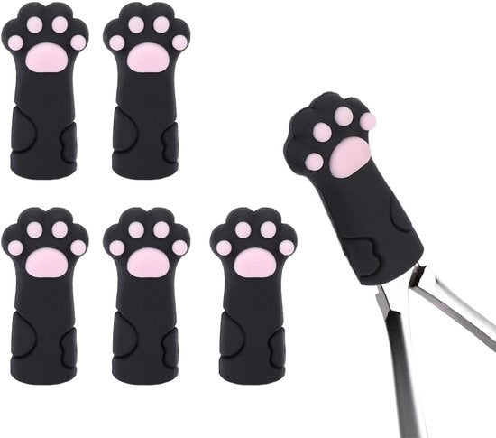 Kit di protezione per unghie - 5 pezzi - Silicone - Adatto per forbici, cesoie, pinze - Resistentente e flessibile - Per manicure, attrezzi - Protezione unghie