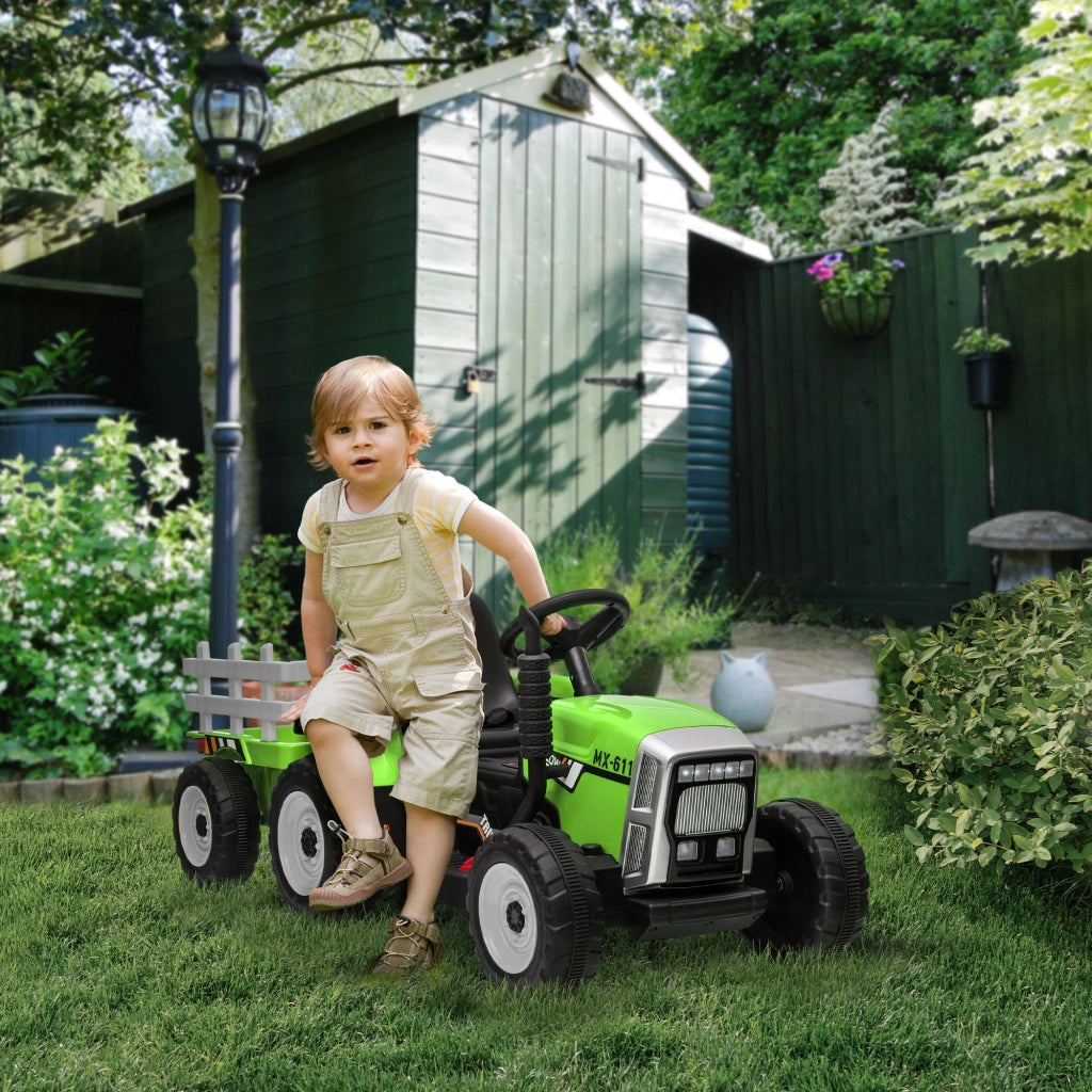 Auto elettrico per bambini ¨C zephmum ¨C Verde e Nero