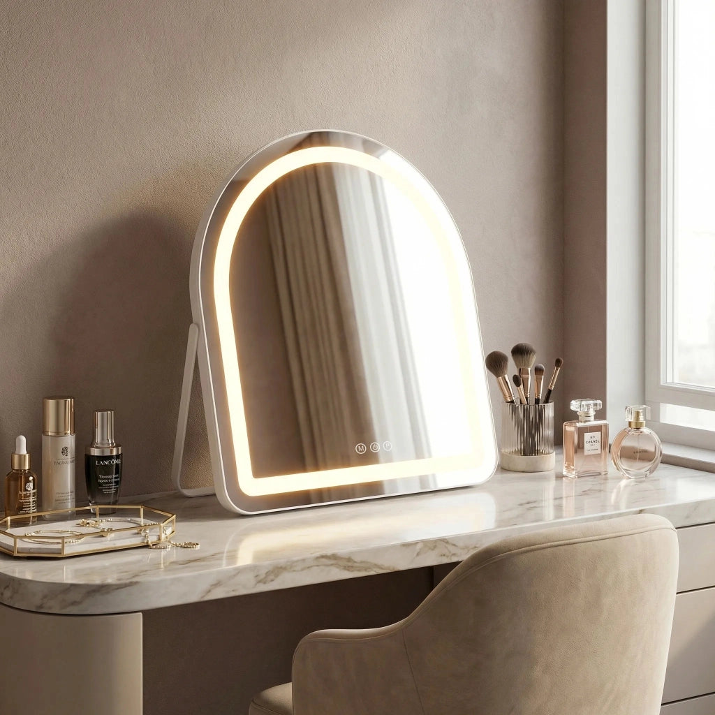 Specchio Led Glam White 40x45cm