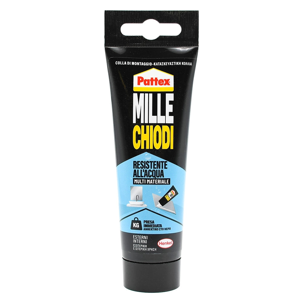 Adesivo Millechiodi Pattex Esterni e Interni Bianco 142 gr