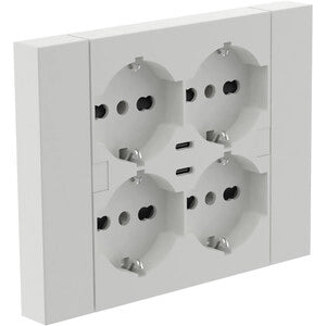MULTIPRESA INCASSO QUADRA 4 P BIP.SCH + 2 USBC BCA