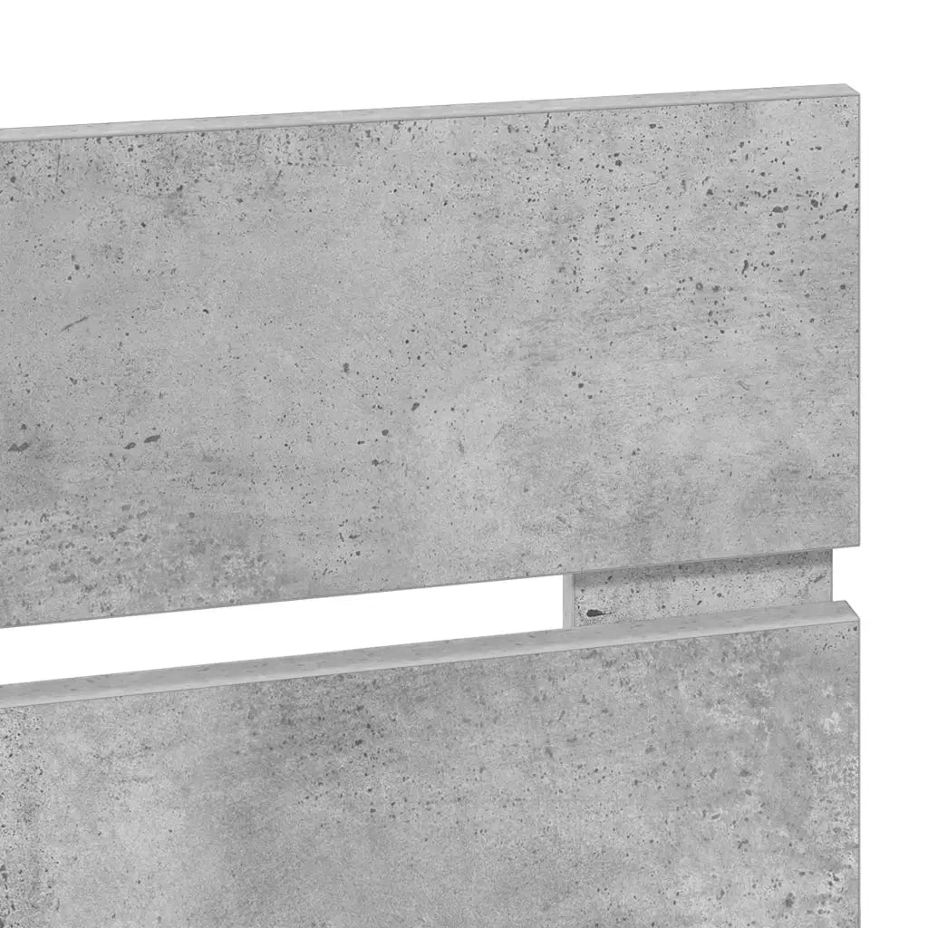 Testiera-Testata-Testiera Decorativa Grigio cemento 200 cm Legno multistrato 787061
