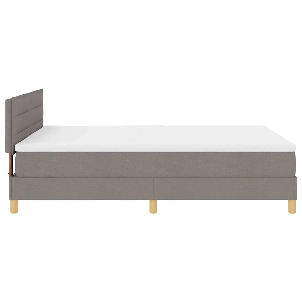 Letto a Sorgente LED con strisce LED Talpa 140 x 190 cm Tessuto 3342363