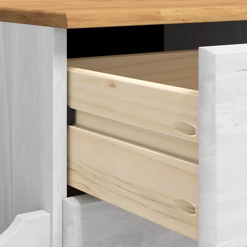 Panchina con contenitore ASKIM Bianco 100 x 39 x 62 cm 4105441