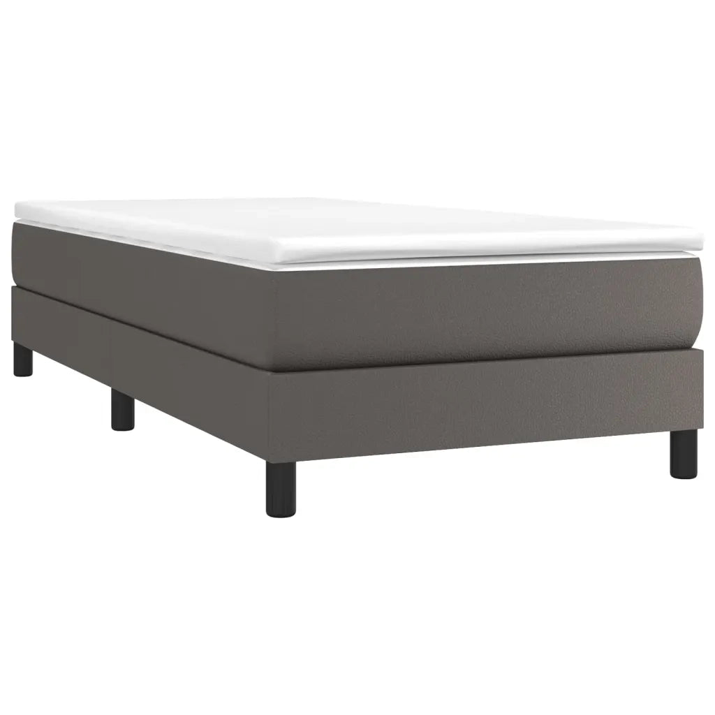 Struttura Letto a Rete a Molle Grigio 90x190 cm in Similpelle 3120674