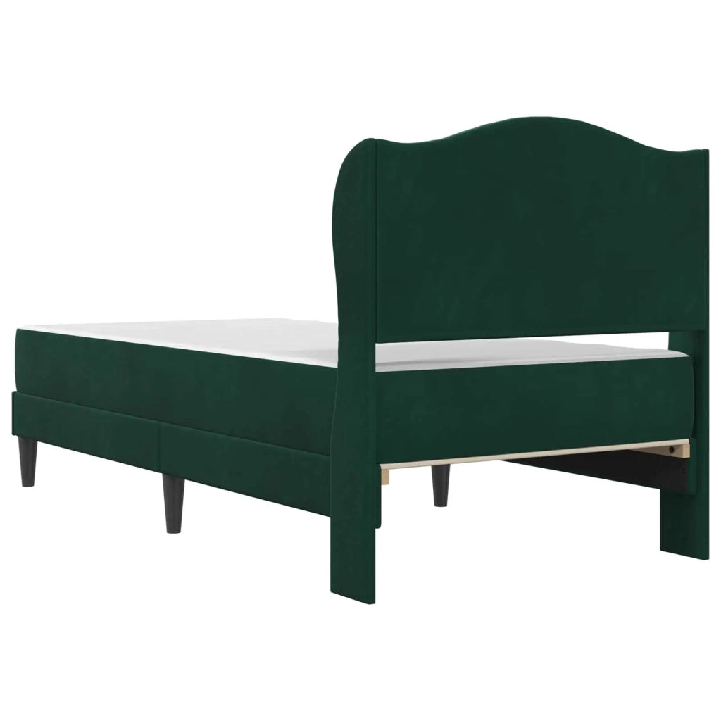 Struttura del letto Verde Scuro 80 x 200 cm Velluto 3415168