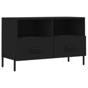 Mobile TV | Armadietto TV | Mobile Porta TV Nero 80x36x50 cm in Legno Multistrato