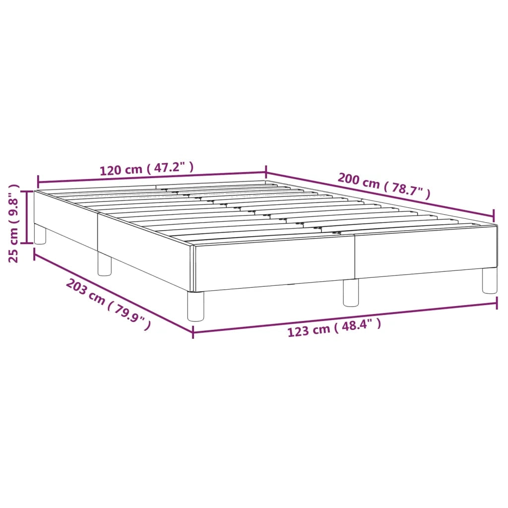 Giroletto-Struttura Letto Nero 120x200 cm in Similpelle 284438