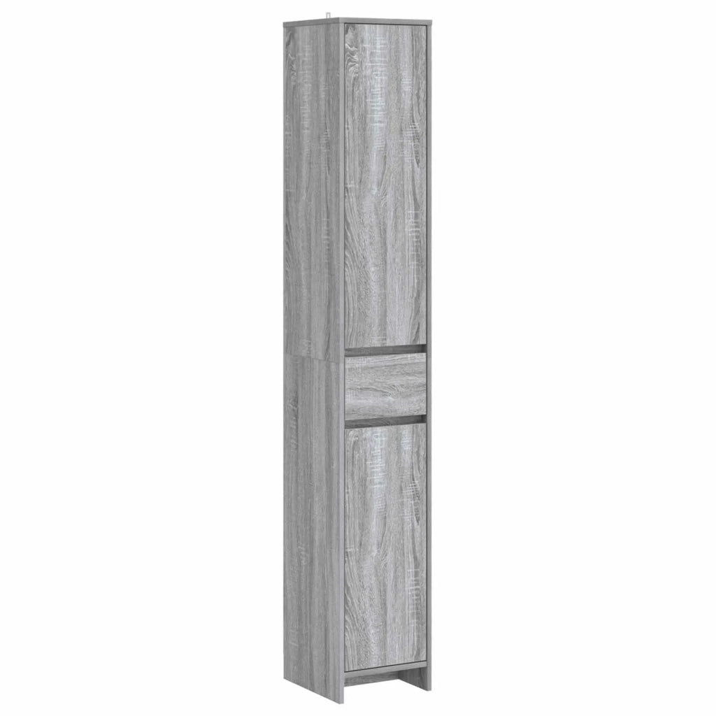 Mobile da Bagno Sonoma grigio 30 x 33 x 190 cm 890757