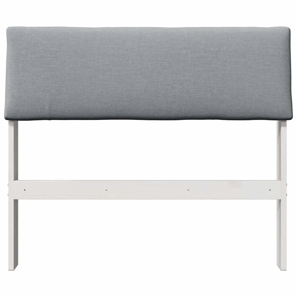 Testiera | Testata imbottita Grigio chiaro 100 cm Pino massello