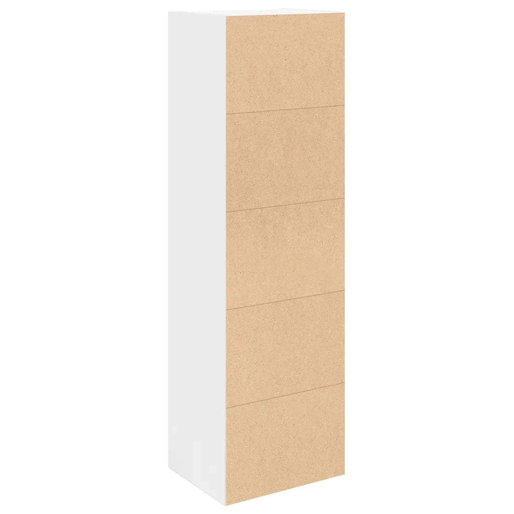 Libreria Bianca 31x24x102 cm in Legno Multistrato 860337