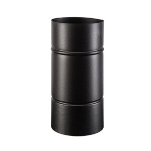 TUBO PORCELLANATO D 15 X H  25CM NERO OPACO CLASSIC