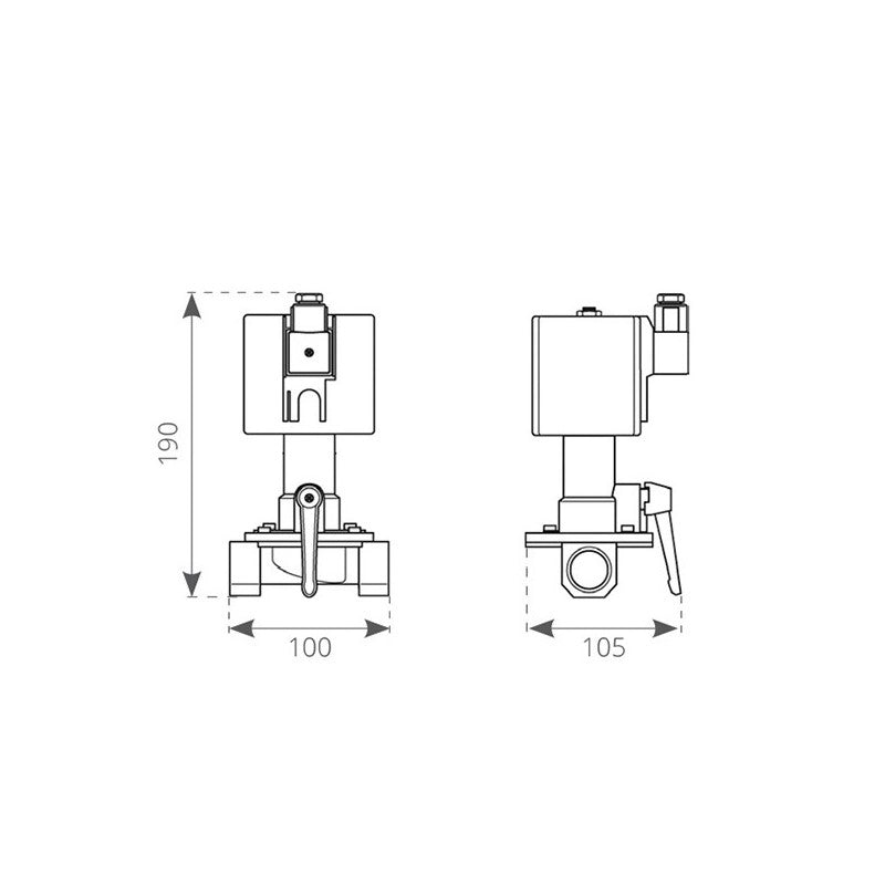 ELETTROVALVOLA 12V ELECTROVALVE 24V - 3350 L/H