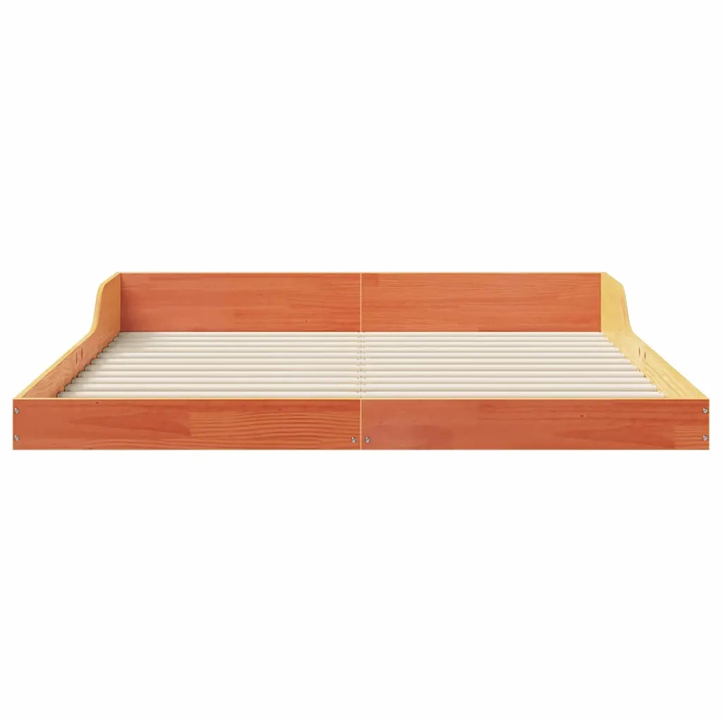 Struttura del letto Marrone cerato 150 x 200 cm Pino massello
