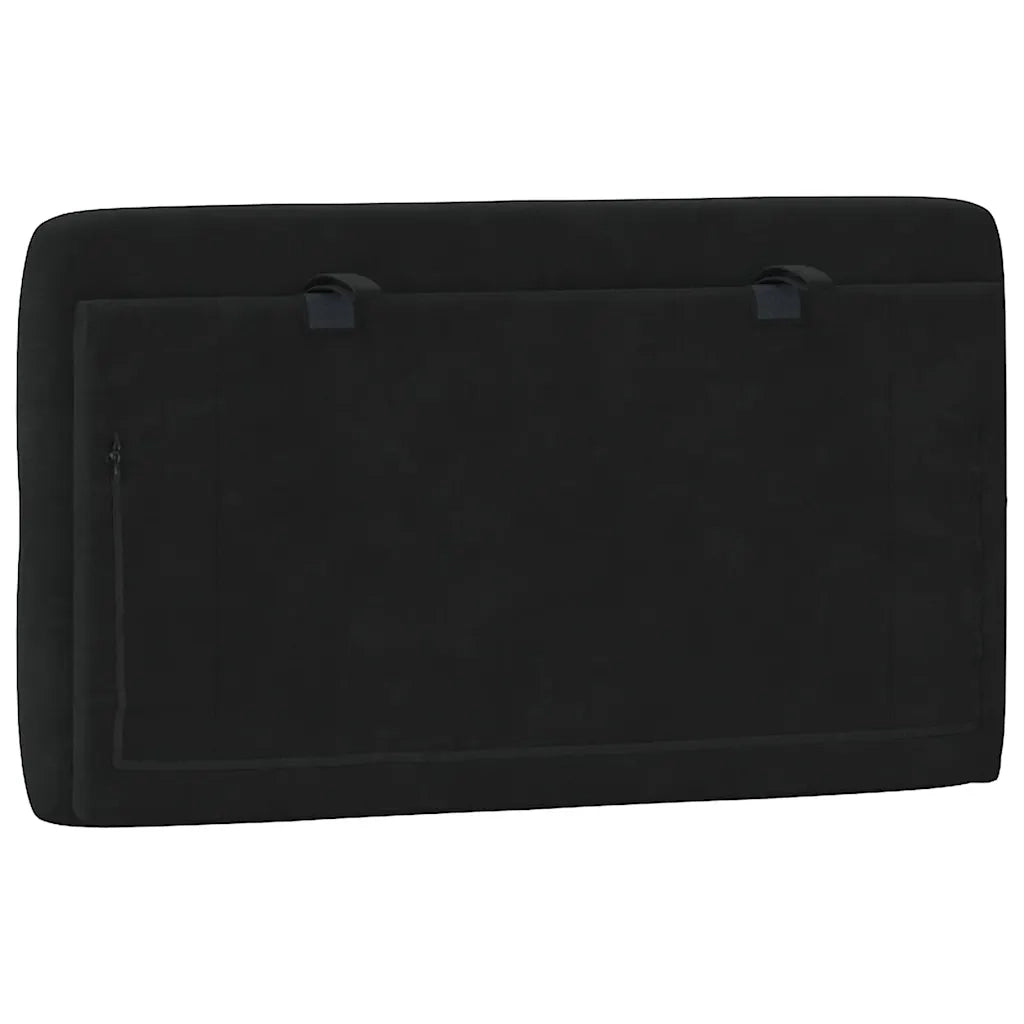 Cuscino Testiera Nero 80 cm in Velluto CFW6036134
