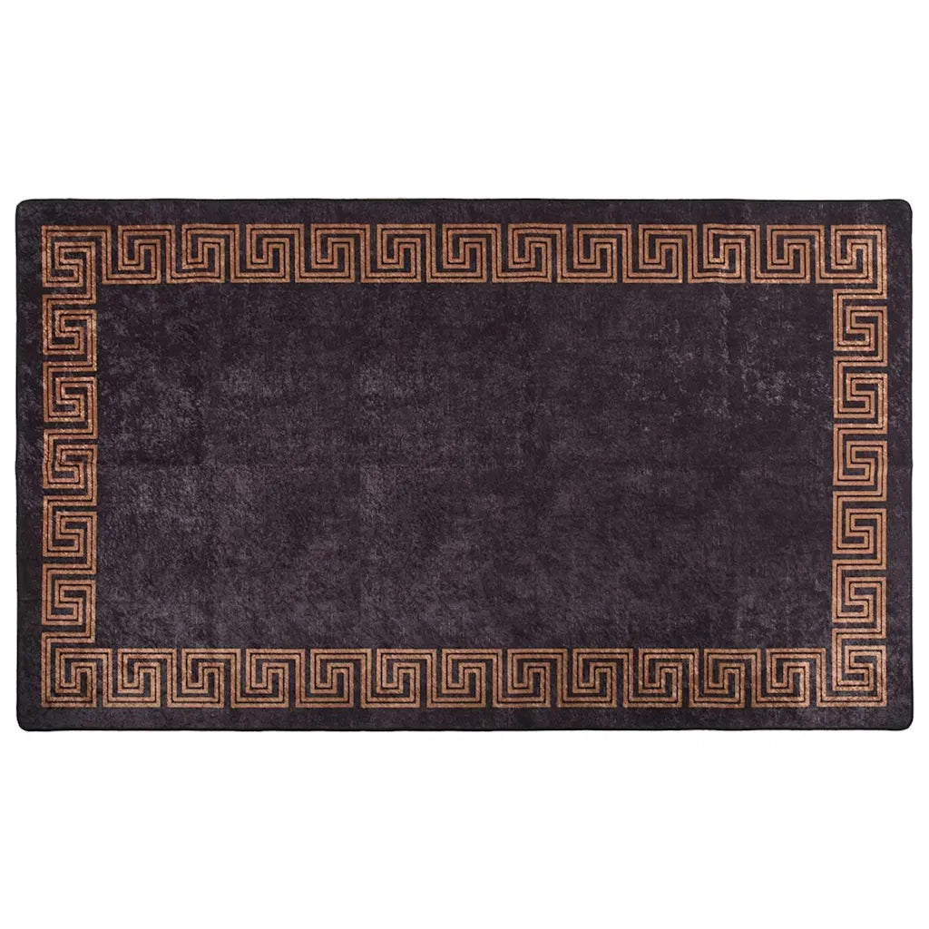 Tappeto del soggiorno | Tappeto Lavabile 190x300 cm Nero e Oro