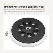 150 mm Sfregiante a nastro per seghe eccentriche