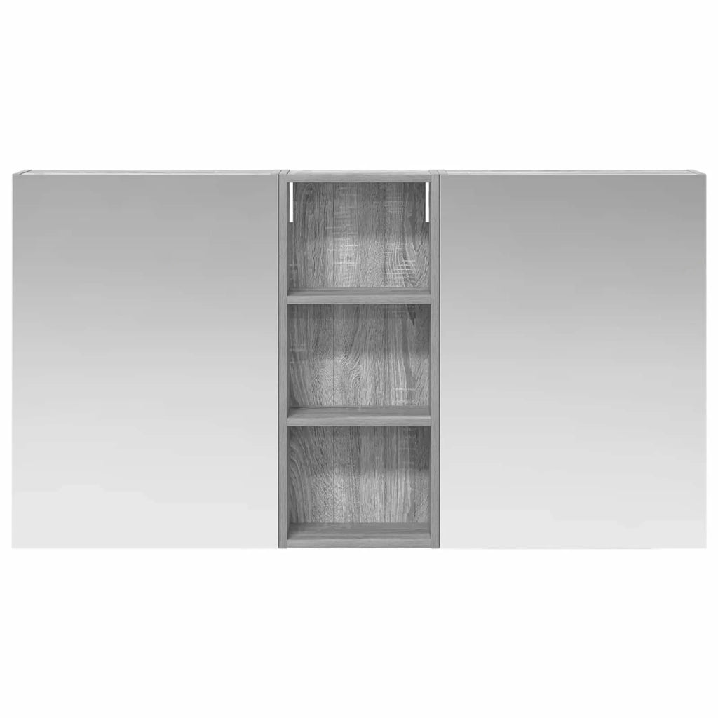 Set di Armadi da Bagno con lo scaffale 3 pcs 130 x 14,5 x 70 cm 3403765