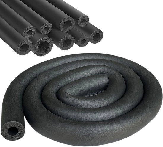 Isolante aereo in PVC 32mm, impermeabile all'acqua, molto elastico, per trattamento dell'aria, 1,8m, nero.