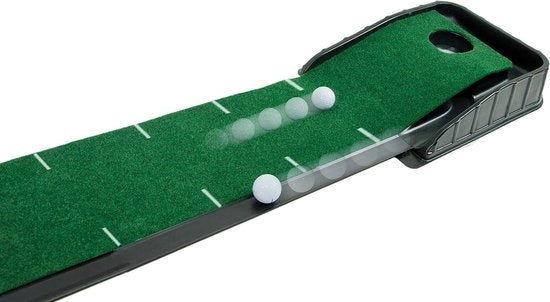 Sistema di Putting a Golf Automatico - Nero e Verde - Con Matrice da 17,8 cm.