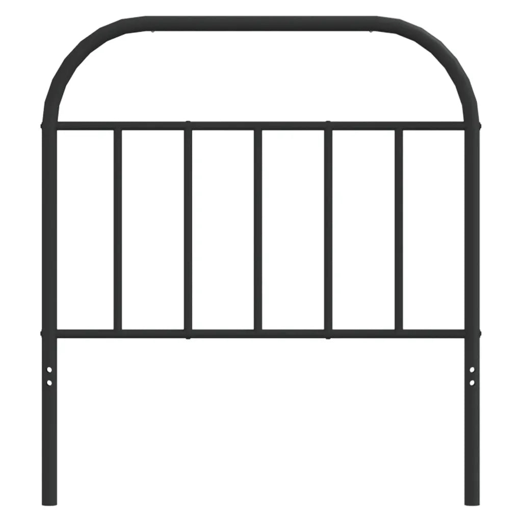 Testiera di Ricambio in Metallo Nero 80 cm 353662