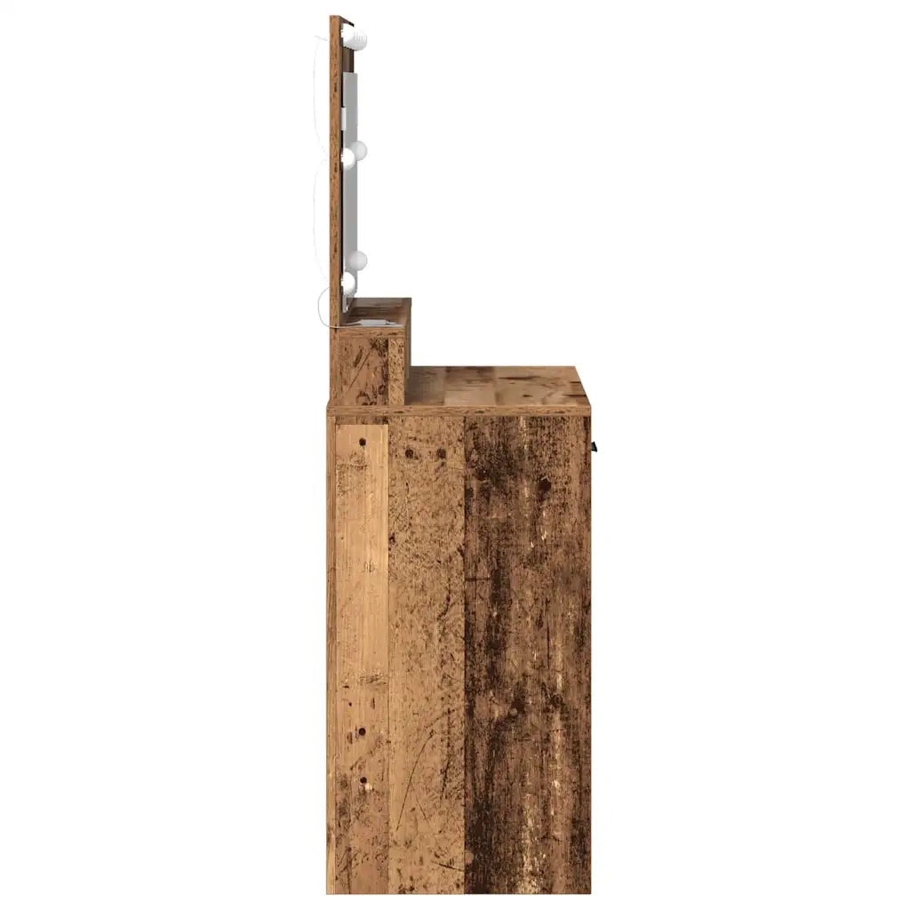 Tavolo da Trucco con cassetto Legno vecchio 79 x 41 x 135 cm 865089
