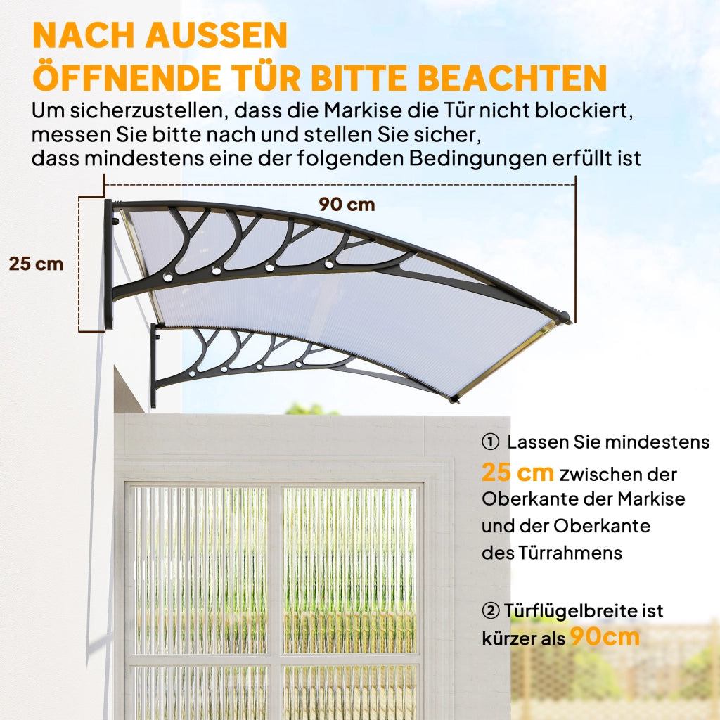 Tettoia da Giardino ¨C Minimal ¨C Bianco 90x150x25 cm