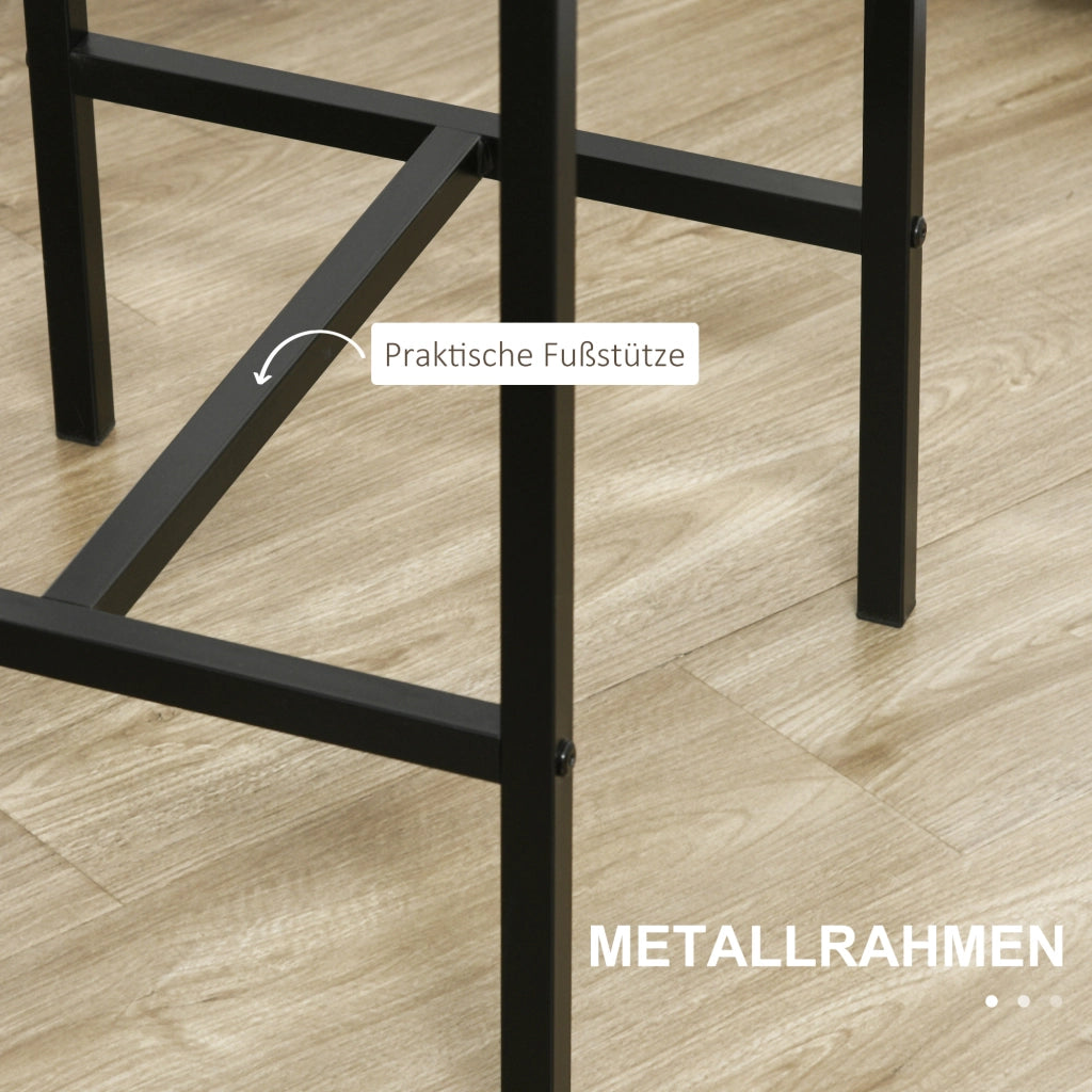 Set Bar ¨C Minimal ¨C 3 Pezzi, MDF, Metallo, Marrone