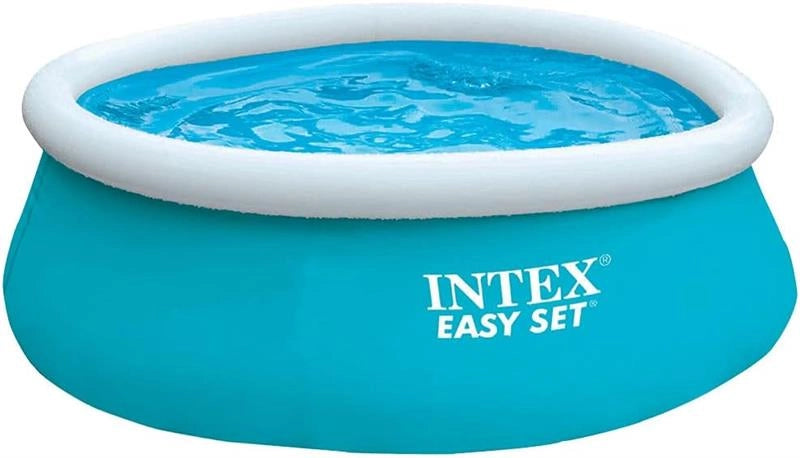 INTEX PISCINA MY FIRST EASY TONDA GONFIABILE PER GIARDINO BIANCA E AZZURRA 183X51 CM - 28101 CAPACITÀ	890 LITRI