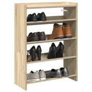 Scarpiera Rovere Sonoma 60x25x81 cm in Legno Multistrato 859880