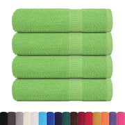 Asciugamani da bagno FROGN 4 pz Verde mela 100x150 cm 360 g/m² 137029