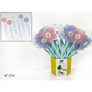 SCACCIA INSETTI A FIORE IN 3 COLORI