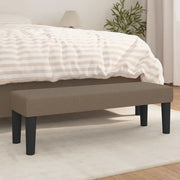 Panca-Sgabello Tortora 100x30x30 cm in Tessuto 311454