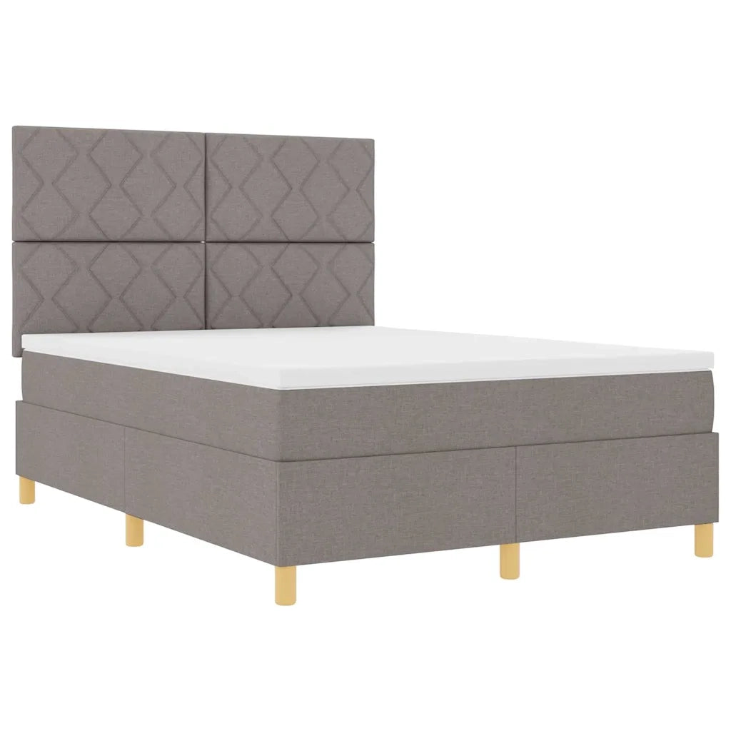 Letto a molle con materasso Talpa 140 x 200 cm Tessuto 3339704