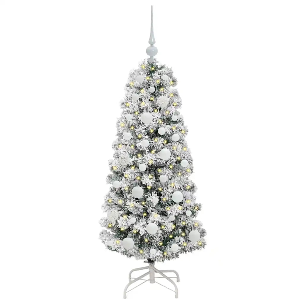 Albero di Natale | Decorazioni natalizie Artificiale con Rami Pieghevoli 120 cm